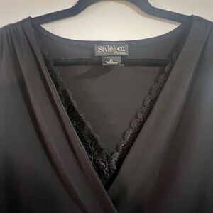 Style & Co. Black Tank Top